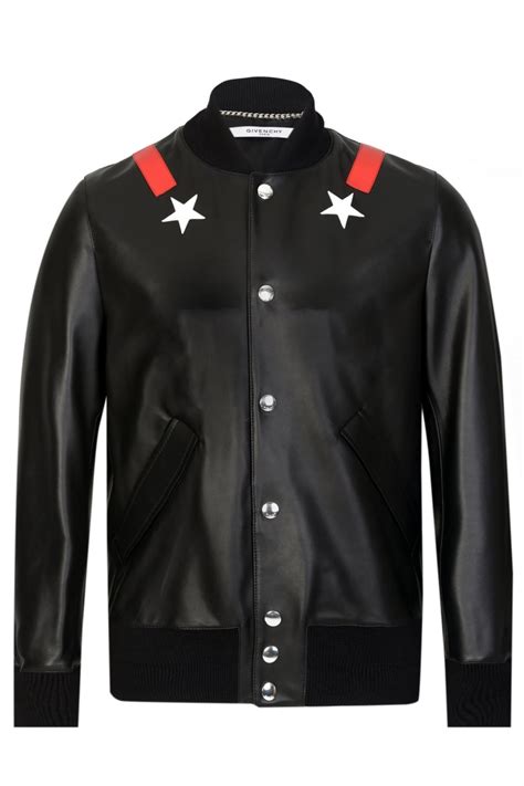 givenchy bomber jacket womens|Givenchy leather bomber jacket.